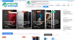 Desktop Screenshot of androidweblog.com