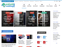 Tablet Screenshot of androidweblog.com